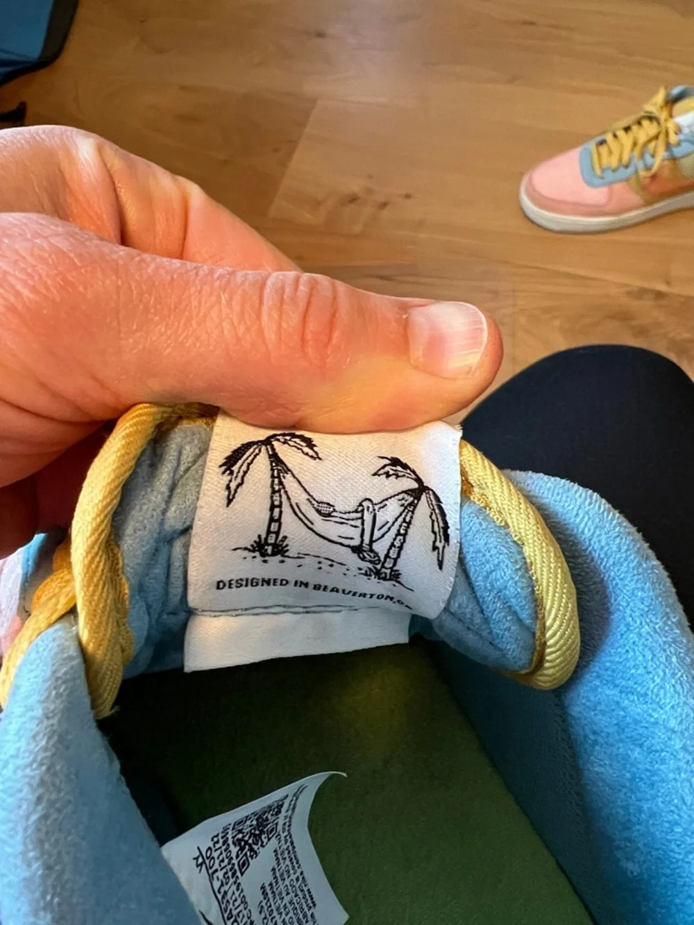 Nike Sun Club Women's Multicolor Pastel Low-Top Sneakers - Picture 3 of 6